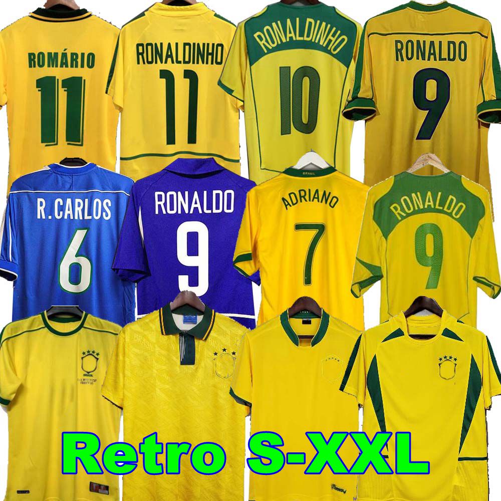 1998 Brasil soccer jerseys 2002 retro shirts Carlos Romario Ronaldo Ronaldinho 2004 camisa de futebol 1994 BraziLS 2006 1982 RIVALDO ADRIANO 1988 2000 1957, 2019 adult
1998 Brasil soccer jerseys 2002 retro shirts Carlos Romario Ronaldo Ronaldinho 2004 camisa de futebol 1994 BraziLS 2006 1982 RIVALDO ADRIANO 1988 2000 1957, 2019 adult