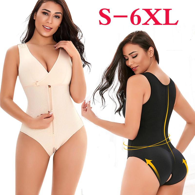 Women' Shapers High Waist Thong Shapewear Slimming Underwear Bodysuit Body Shaper Postpartum Recovery Zip Corset, Beige
Women' Shapers High Waist Thong Shapewear Slimming Underwear Bodysuit Body Shaper Postpartum Recovery Zip Corset, Beige