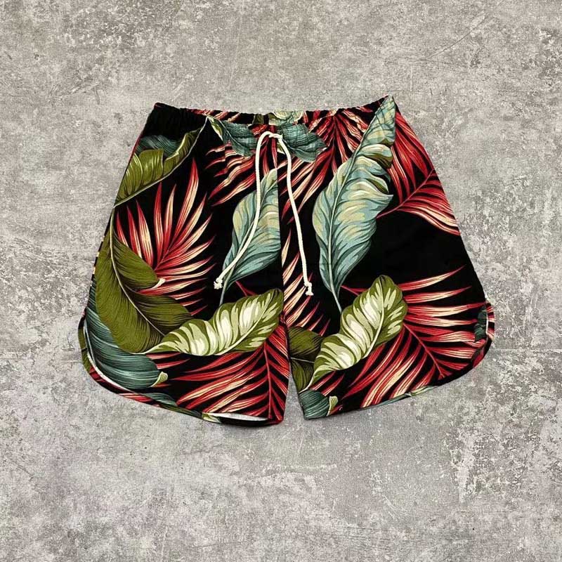 21SS Casual Summer Europe USA Jungle Leaves Shorts Hawaii Beach Women Men High Street Outdoor Middle Pants, White;black
21SS Casual Summer Europe USA Jungle Leaves Shorts Hawaii Beach Women Men High Street Outdoor Middle Pants, White;black