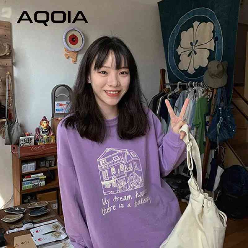 Autumn Casual My Dream House Printing thin Women's Sweatshirt Loose Women Hoodies INS Fashion Sweatshirts Female Pullovers 210521, Sku-1
Autumn Casual My Dream House Printing thin Women's Sweatshirt Loose Women Hoodies INS Fashion Sweatshirts Female Pullovers 210521, Sku-1