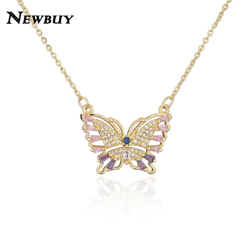 Pendant Necklaces BUY 2021 Fashion Gold Color Butterfly Necklace For Women Girl Luxury Cubic Zirconia Copper Jewelry Female Accessories
Pendant Necklaces BUY 2021 Fashion Gold Color Butterfly Necklace For Women Girl Luxury Cubic Zirconia Copper Jewelry Female Accessories