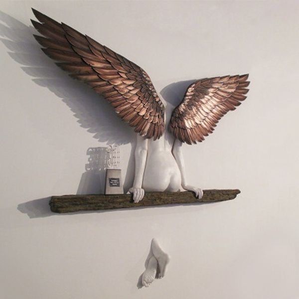 quotICARUS HAD A SISTERquot Angel Art Sculpture Wall Decorations5804799