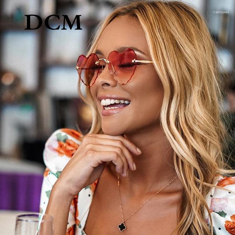 Sunglasses DCM Heart Shaped Women Brand Designer Fashion Rimless LOVE Clear Ocean Lenses Sun Glasses Oculos UV4001
Sunglasses DCM Heart Shaped Women Brand Designer Fashion Rimless LOVE Clear Ocean Lenses Sun Glasses Oculos UV4001
