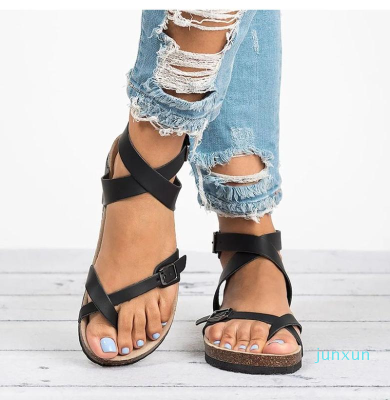 Sandals Women Summer Shoes Women Flat Sandals For Beach Chaussures Femme Clog Plus Size 43 Casual Flip Flop A001941