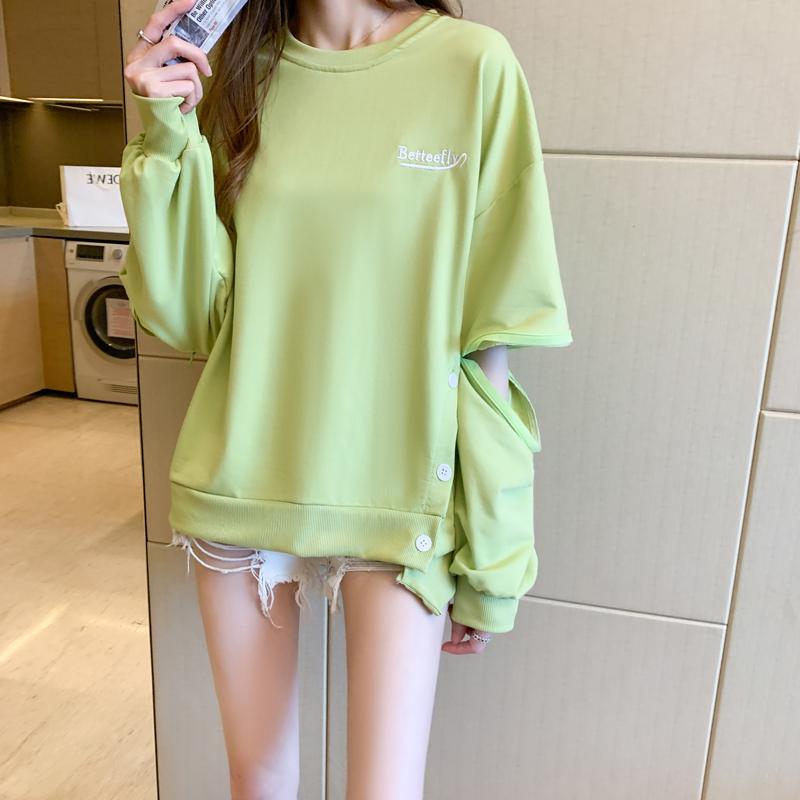 Women's Hoodies & Sweatshirts Women Harajuku Letter Embroidery Streetwear Sexy Hollow Out Button Sweatshirt Woman Korean Clothes Long Sleeve, Green
Women's Hoodies & Sweatshirts Women Harajuku Letter Embroidery Streetwear Sexy Hollow Out Button Sweatshirt Woman Korean Clothes Long Sleeve, Green
