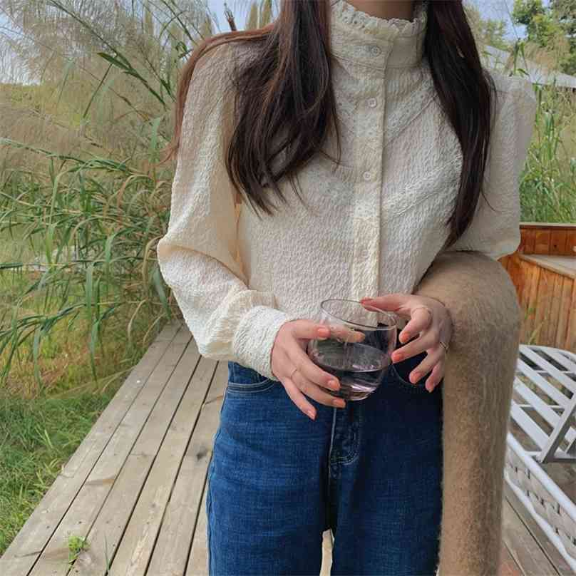 Apricot Patchwork Pleated Stand Chic Stylish High Street Blouses Elegance Office Lady Women All Match Shirts 210525, Photo color
Apricot Patchwork Pleated Stand Chic Stylish High Street Blouses Elegance Office Lady Women All Match Shirts 210525, Photo color