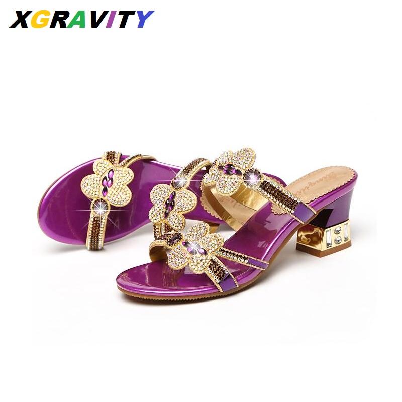 Dress Shoes XGRAVITY Design Summer Butterfly Crystal High Heels Sexy Ladies Fashion Party Open Toe Slip On Slides WomenD039, Gold
Dress Shoes XGRAVITY Design Summer Butterfly Crystal High Heels Sexy Ladies Fashion Party Open Toe Slip On Slides WomenD039, Gold