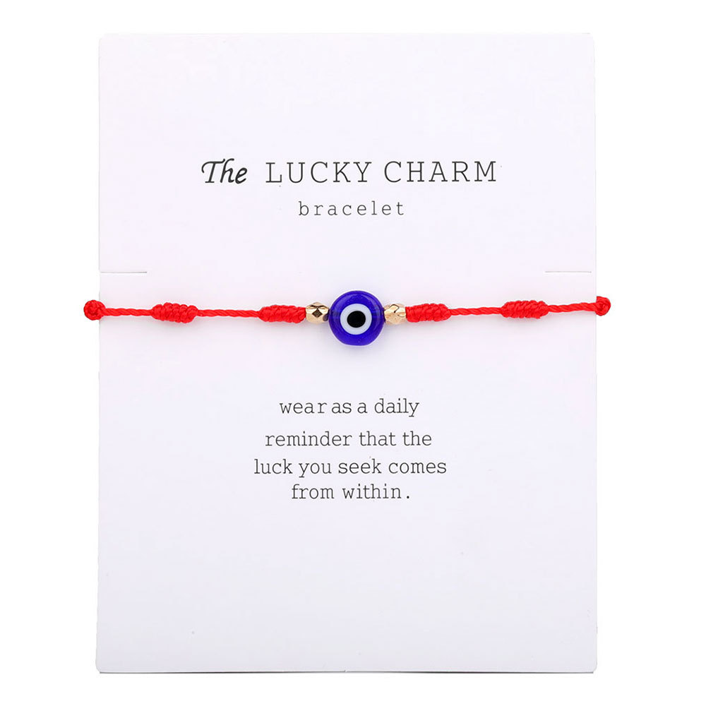 7 Knots Blue Evil Eye Bracelet Paper Card Bracelet Adjustable Lucky Red String Bracelets Couple Jewelry Friendship Bracelet 1Psc/Set
7 Knots Blue Evil Eye Bracelet Paper Card Bracelet Adjustable Lucky Red String Bracelets Couple Jewelry Friendship Bracelet 1Psc/Set