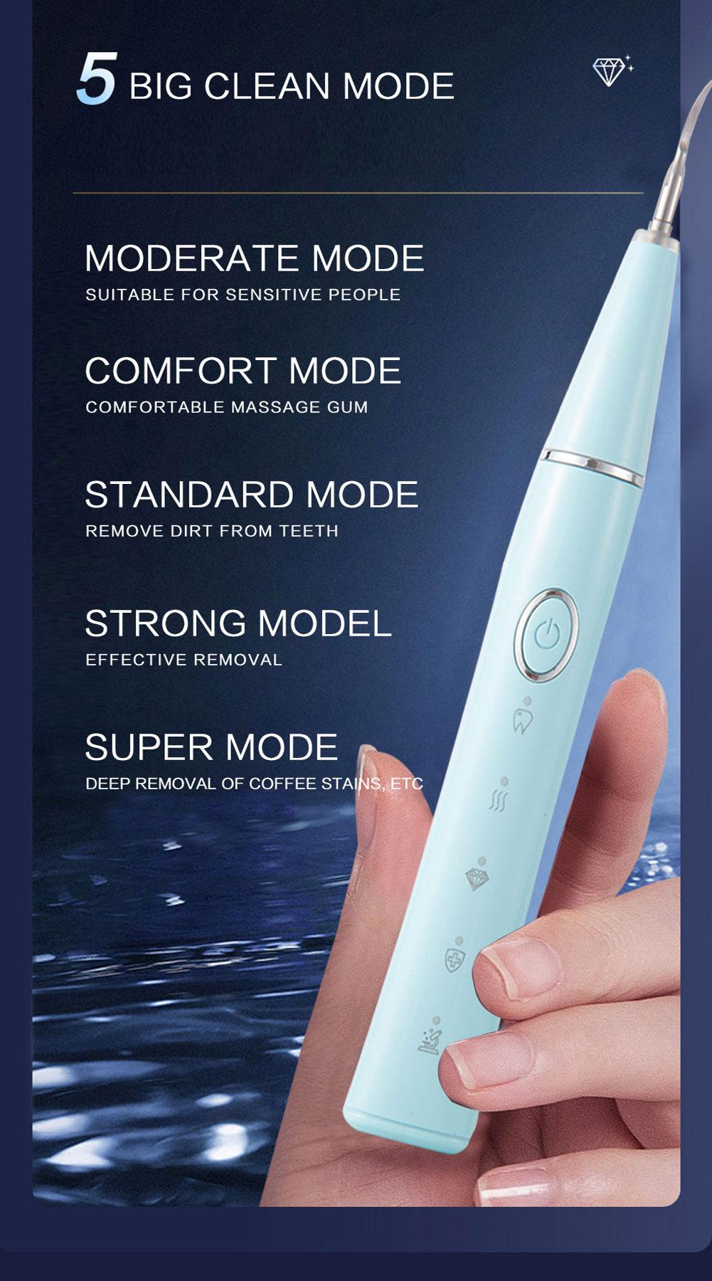 Tartar Remover Electric Tooth Cleaner LED Light Teeth Cleaning Kit for Calculus Tartar Tooth Stains Plaque Removal Oral CareScouts
Tartar Remover Electric Tooth Cleaner LED Light Teeth Cleaning Kit for Calculus Tartar Tooth Stains Plaque Removal Oral CareScouts