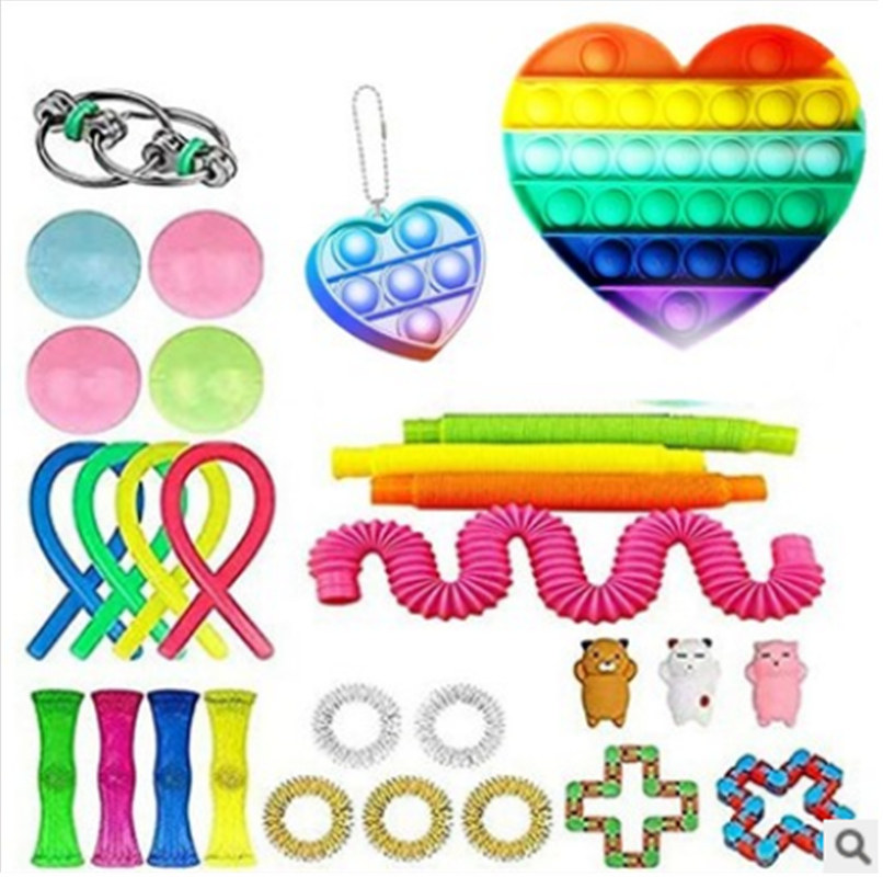 1 set Fidget Toy Set Cheap Sensory Fidget Toys Pack for Kids or Adults Decompression Toy fidjets toys pack
1 set Fidget Toy Set Cheap Sensory Fidget Toys Pack for Kids or Adults Decompression Toy fidjets toys pack