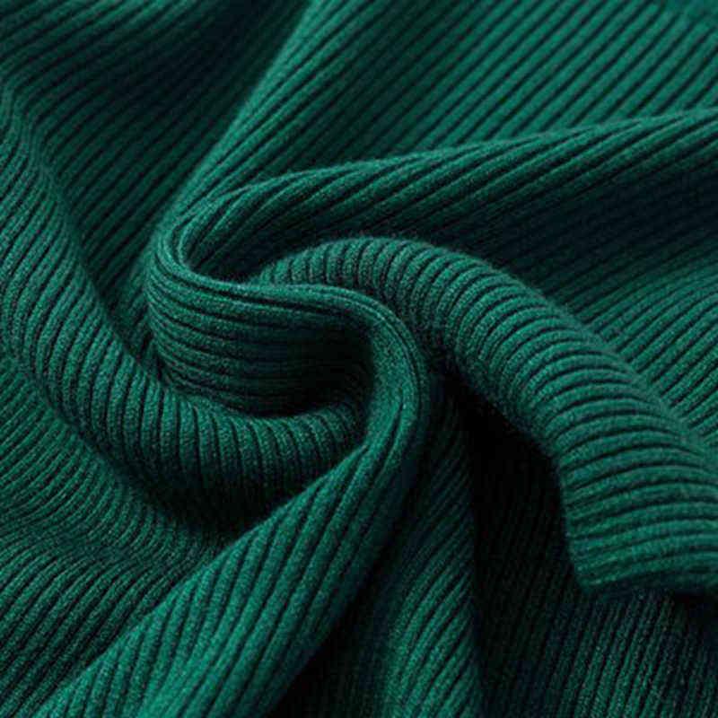 Autumn Winter Knitted Sweater Pullovers Turtleneck Sweater for Women Long Sleeve White Black Soft Female Jumper Clothing 211109