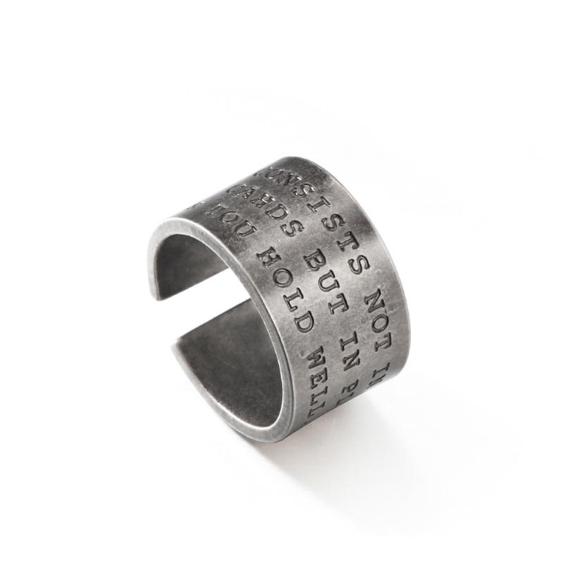Cluster Rings Vintage 12MM Width English Words Open For Men Boy Stainless Steel Retro Punk Ring Fashion Cool Male Jewelry
Cluster Rings Vintage 12MM Width English Words Open For Men Boy Stainless Steel Retro Punk Ring Fashion Cool Male Jewelry