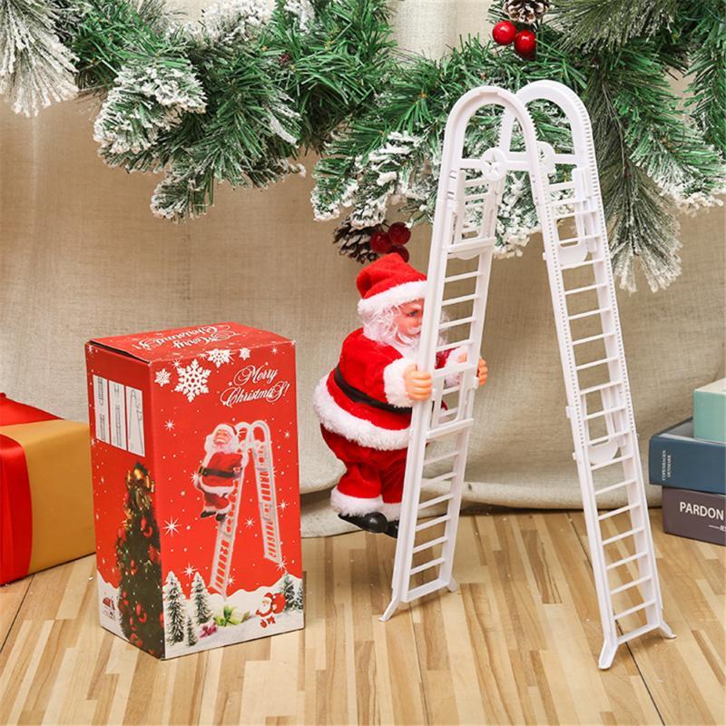 Christmas Decorations Santa Claus Electric Climb Ladder Hanging Decoration Tree Ornaments Funny Year Kids Gifts Party Decor
Christmas Decorations Santa Claus Electric Climb Ladder Hanging Decoration Tree Ornaments Funny Year Kids Gifts Party Decor