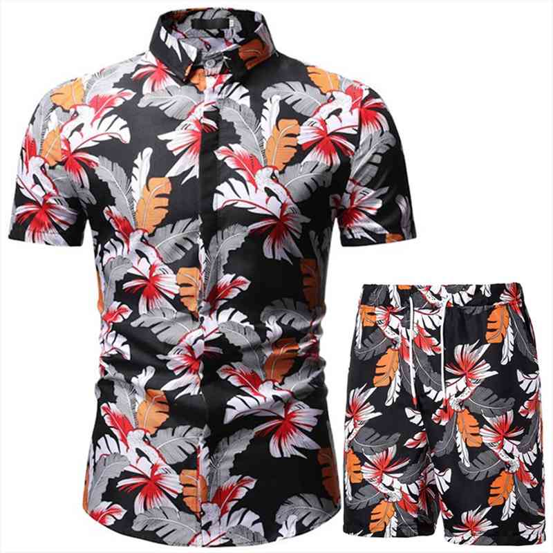 itfabs summer hawaii mens print tracksuit casual men sports suit holiday shirt shorts 2 piece sets sportswear slim outfits, Gray
itfabs summer hawaii mens print tracksuit casual men sports suit holiday shirt shorts 2 piece sets sportswear slim outfits, Gray