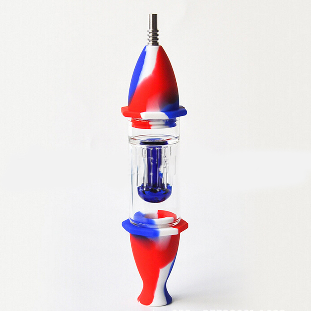 Silicon Smoke Bong Oil Burner No Battery Acrylic Dabber Water Pipe dab straw with 10mm Titanium Nail Tip Portable Smoking Accessories DHL Fast
Silicon Smoke Bong Oil Burner No Battery Acrylic Dabber Water Pipe dab straw with 10mm Titanium Nail Tip Portable Smoking Accessories DHL Fast
