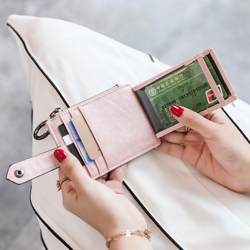 Card Holders Taoyin Leather Holder Women's Simple And Fresh Korean Cute Personalized Mini Multiple Slots Thin Coin Purse Women, Black
Card Holders Taoyin Leather Holder Women's Simple And Fresh Korean Cute Personalized Mini Multiple Slots Thin Coin Purse Women, Black