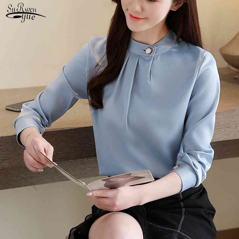 Spring Women' Plus Size Loose Silk Chiffon Shirt Office Lady Pullover Solid Blouse Women Tops Blusas Mujer 8270 50 210518, Champagne
Spring Women' Plus Size Loose Silk Chiffon Shirt Office Lady Pullover Solid Blouse Women Tops Blusas Mujer 8270 50 210518, Champagne