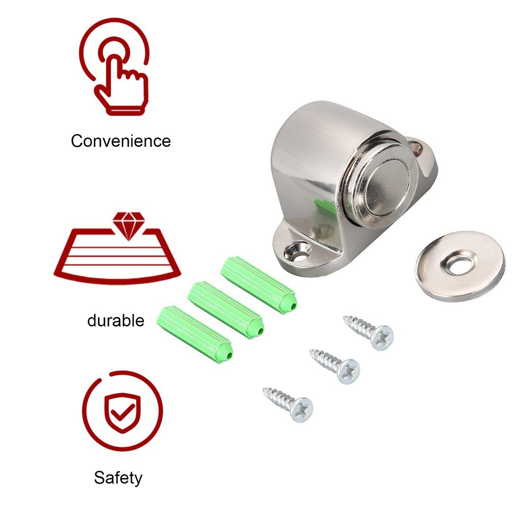Stainless Steel Door Strong Magnetic Door Stopper South Gate Engineering Project Supporting Hardware Door Stop
