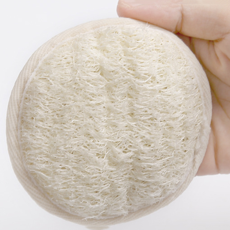 8CM Natural Loofah Bath Brush Facial Cleansing Wipe Exfoliating Massage Brushes Household Bathing Tool Free DHL Free shipping