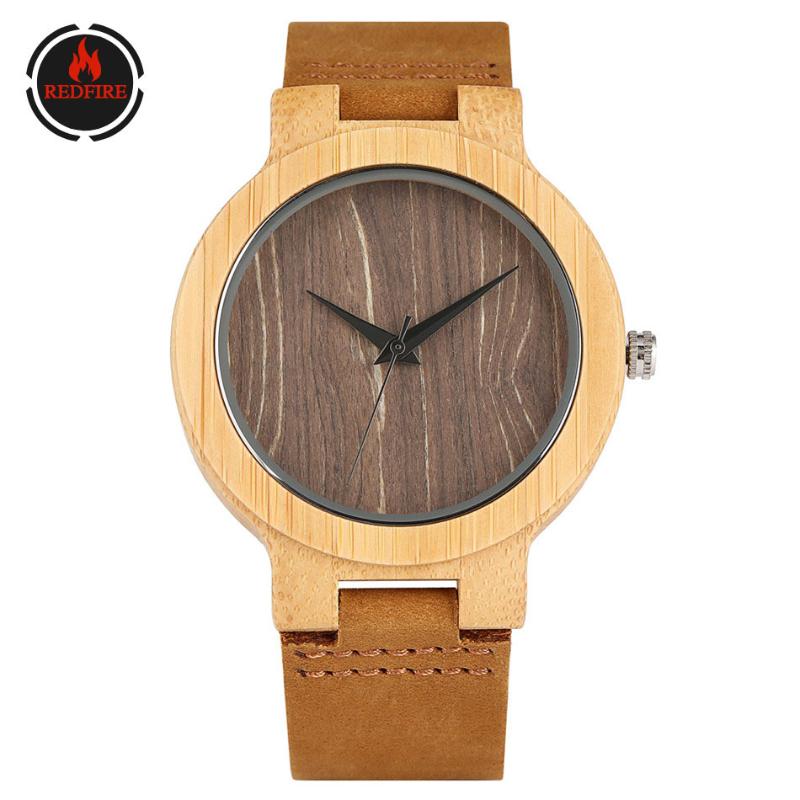 Wristwatches REDFIRE Natural Bamboo Men's Wood Watches Brown Genuine Leather Wristwatch Casual Mens Watch Unisex Reloj Masculino, Slivery;brown
Wristwatches REDFIRE Natural Bamboo Men's Wood Watches Brown Genuine Leather Wristwatch Casual Mens Watch Unisex Reloj Masculino, Slivery;brown