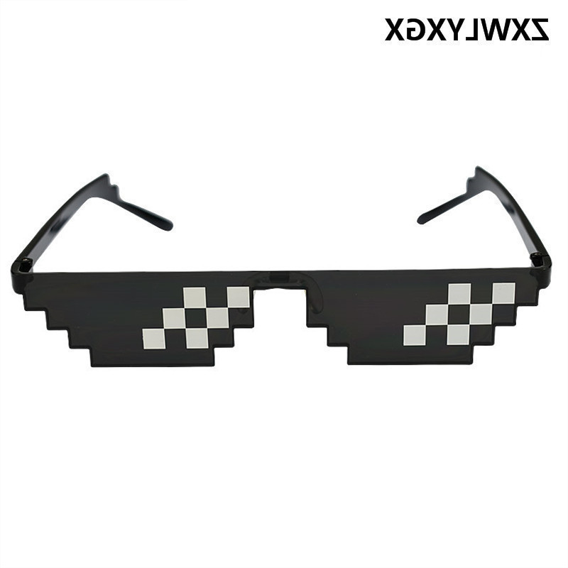 ZXWLYXGX Glasses 8-bit MLG Pixelated sunglasses Men Women's brand Thug Life Party Mosaic Vintage glasses wholesale, Silver
ZXWLYXGX Glasses 8-bit MLG Pixelated sunglasses Men Women's brand Thug Life Party Mosaic Vintage glasses wholesale, Silver