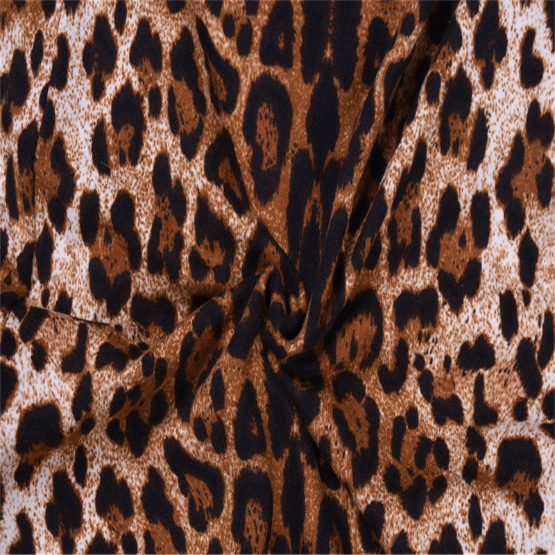 Women Pants High Waist Leopard Bell Harem Loose korean Trousers Casual Wide Leg Trouser 210428