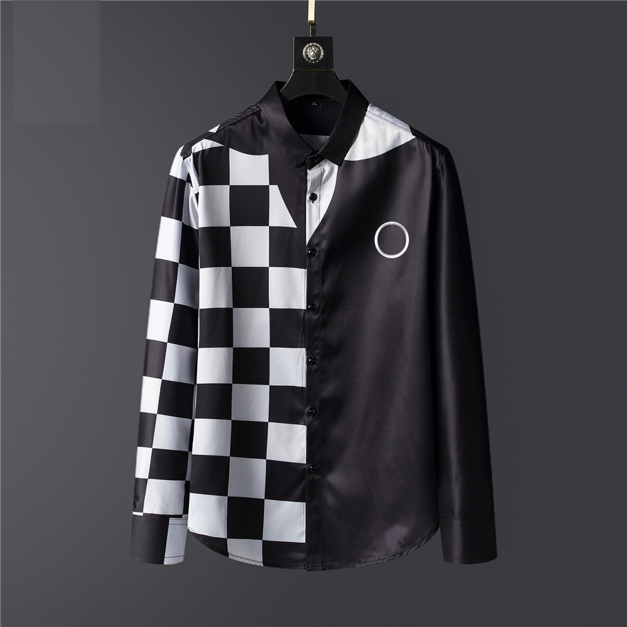 2021 luxury designer fashion men's shirts long sleeve business casual brand spring slim shirt -3XL#0225, Multi
2021 luxury designer fashion men's shirts long sleeve business casual brand spring slim shirt -3XL#0225, Multi