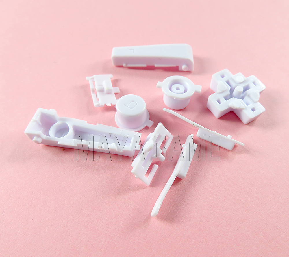 Shell Left Right key L R A B D-pad buttons replacement part for Gameboy Micro GBM Console Housing
Shell Left Right key L R A B D-pad buttons replacement part for Gameboy Micro GBM Console Housing
