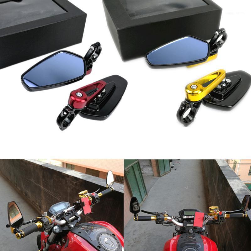 Motorcycle Mirrors 1 Pair 7/8" Inch 22mm CNC Aluminum Handlebar Bar End Rear View Side White Lens Rearview Mirror Universal
Motorcycle Mirrors 1 Pair 7/8" Inch 22mm CNC Aluminum Handlebar Bar End Rear View Side White Lens Rearview Mirror Universal