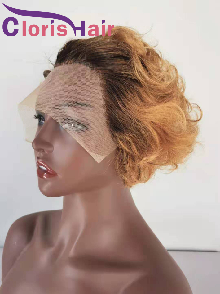 Honey Blonde Ombre Short Curly Wig Pixie Cut 1B 27 Colored Brazilian Virgin Human Hair Glueless Lace Front Wigs For Black Women Natural Hairline
Honey Blonde Ombre Short Curly Wig Pixie Cut 1B 27 Colored Brazilian Virgin Human Hair Glueless Lace Front Wigs For Black Women Natural Hairline
