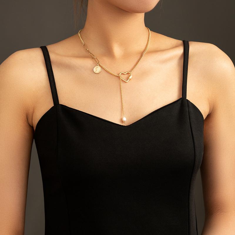 Chokers Jewelry Fashionable Golden People First Brand Natural Pearl Long Pendant Niche Multi-Layer Necklace Ornament
Chokers Jewelry Fashionable Golden People First Brand Natural Pearl Long Pendant Niche Multi-Layer Necklace Ornament