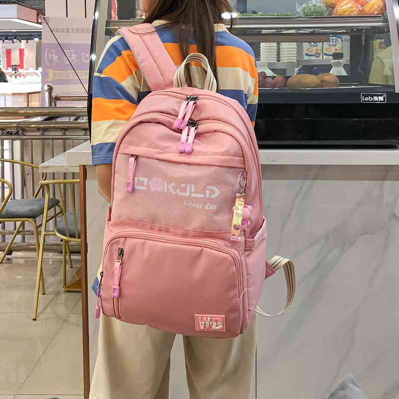 High school Korean Middle School schoolbag college student fashion large capacity leisure backpack printed anti splash Backpack, Purple
High school Korean Middle School schoolbag college student fashion large capacity leisure backpack printed anti splash Backpack, Purple