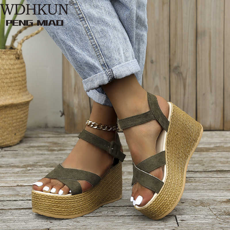 Summer Buckle Women's Sandals Velvet Flock Fish Mouth Fashion High Heel Platform Open Toes Women Sandals Shoes Drop Shipping Y0721, Black
Summer Buckle Women's Sandals Velvet Flock Fish Mouth Fashion High Heel Platform Open Toes Women Sandals Shoes Drop Shipping Y0721, Black