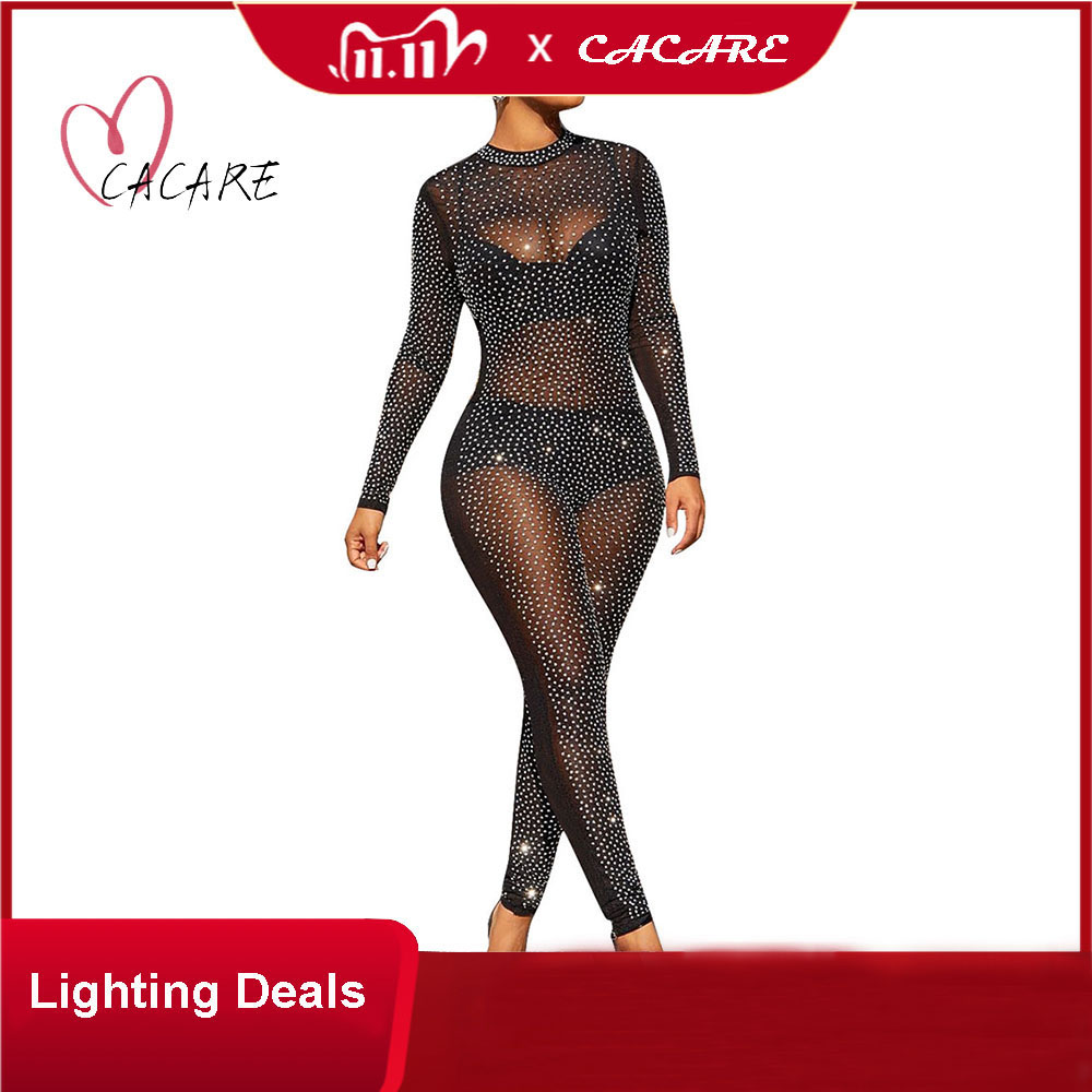 SALE Sexy Jumpsuit Women Party Clubwear Mesh Bodycon Playsuit Overalls Romper Rhinestones F0435 Long Sleeve Glitter Black
SALE Sexy Jumpsuit Women Party Clubwear Mesh Bodycon Playsuit Overalls Romper Rhinestones F0435 Long Sleeve Glitter Black