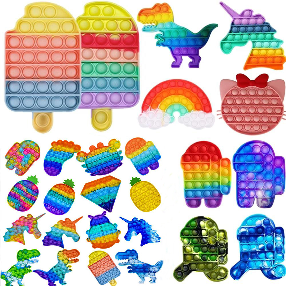 Fidget Reliver Stress Toys Rainbow Push It Bubble Antistress Sensory Toy To Relieve Autism DHL Shipping, Shipping fee
Fidget Reliver Stress Toys Rainbow Push It Bubble Antistress Sensory Toy To Relieve Autism DHL Shipping, Shipping fee