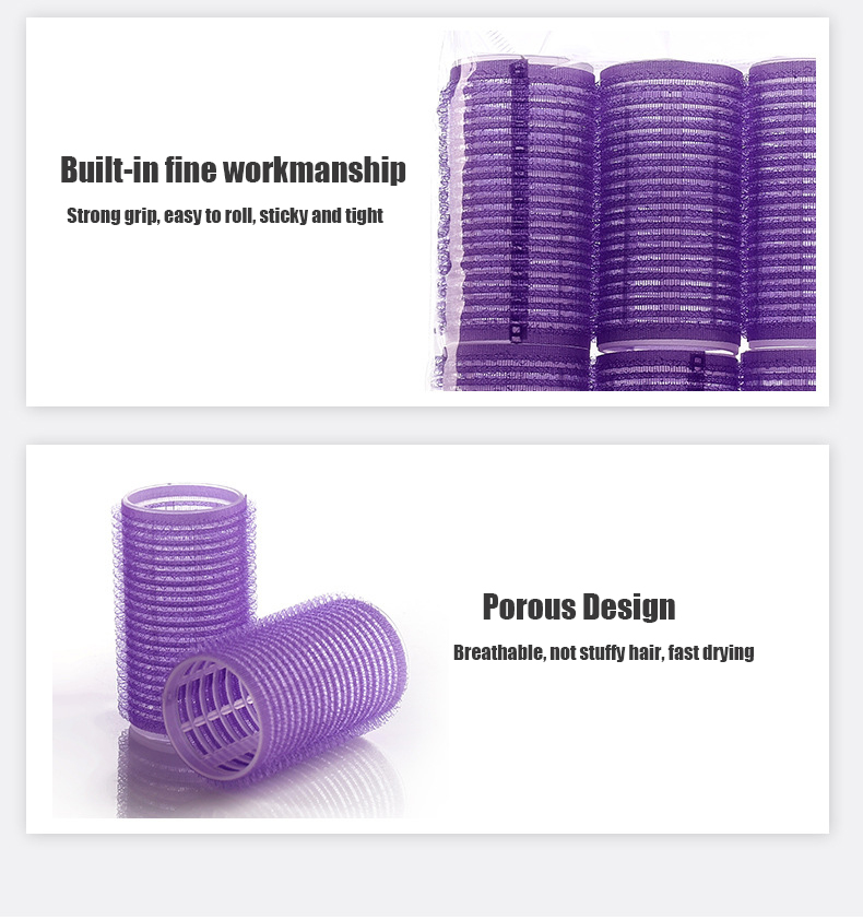 6 pcs Magic Hair Roller Pear Flower Head Korean DIY Air Roll Modeling Nylon Hair Rollers