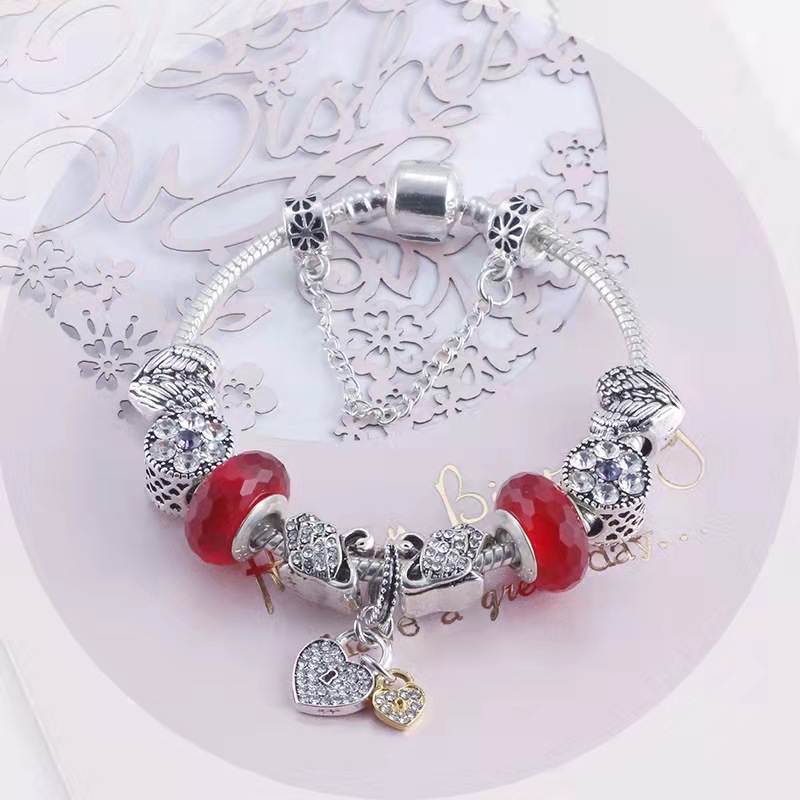 16-21CM charm bracelet red crystal charms heart pendant swan beads as gift for kids women fit snake chain bangle DIY jewelry Accessories
16-21CM charm bracelet red crystal charms heart pendant swan beads as gift for kids women fit snake chain bangle DIY jewelry Accessories
