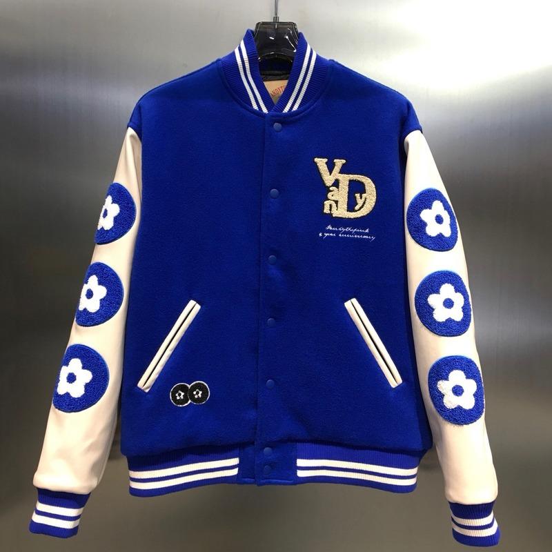 Men' Jackets Blue Red Black Vandythepink Varsity Baseball Women 1:1 Top Quality Casual Unisex Clothing PU Leather Bomber Men Coats
Men' Jackets Blue Red Black Vandythepink Varsity Baseball Women 1:1 Top Quality Casual Unisex Clothing PU Leather Bomber Men Coats