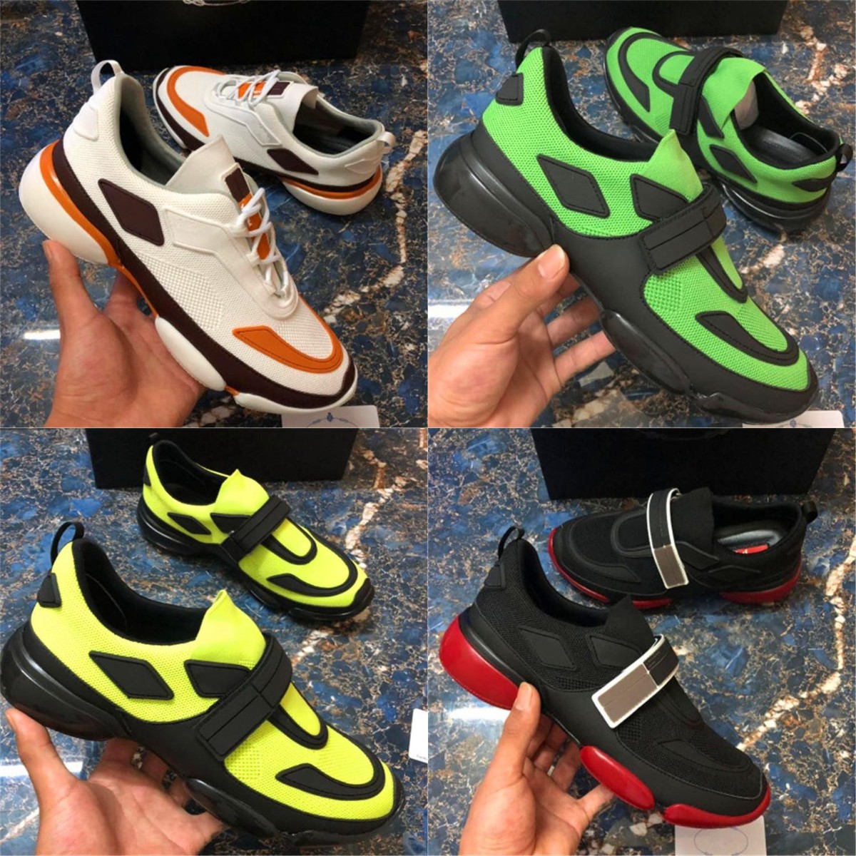 2021 Designer Casual Shoes Mens Rubber Sole Sport Sneakers Brand P Cloudbust Thunder Quality Wild Comfortable Increase Platform Men Shoe With Box
2021 Designer Casual Shoes Mens Rubber Sole Sport Sneakers Brand P Cloudbust Thunder Quality Wild Comfortable Increase Platform Men Shoe With Box