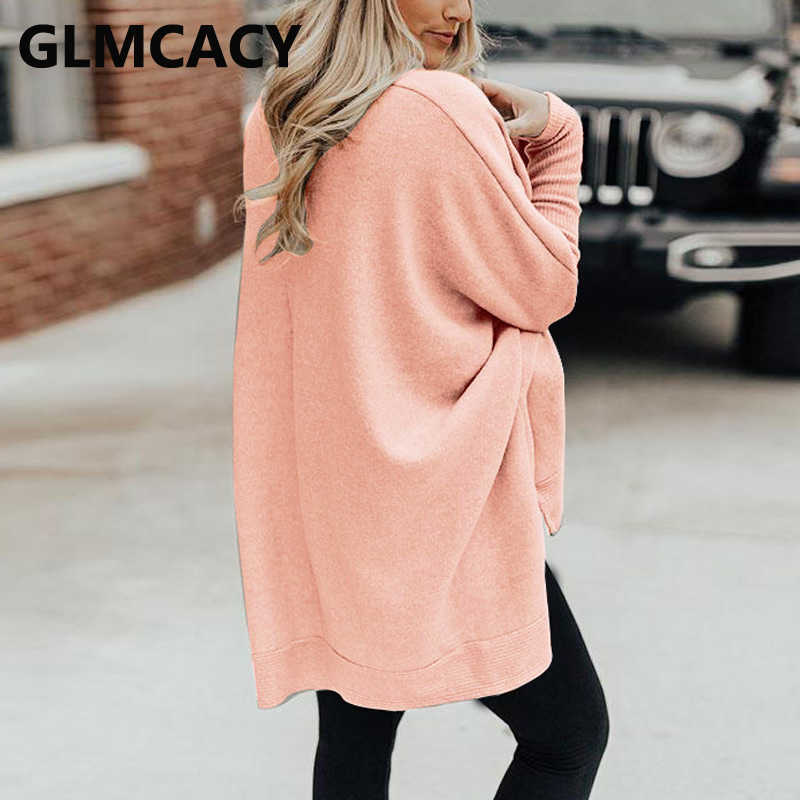 Women Batwing Sleeve Casual Solid Sweater Top Turtle Neck Slit Jumpers 210702
