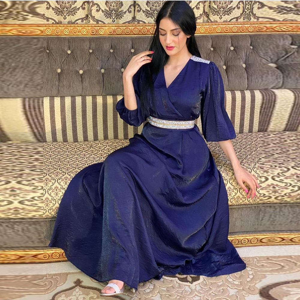Eid Mubarak Diamond Abaya Dress Women Dubai Turkey Muslim Hijab Moroccan Kaftan Islam Caftan Dresses Clothing Musulman Vestidos
Eid Mubarak Diamond Abaya Dress Women Dubai Turkey Muslim Hijab Moroccan Kaftan Islam Caftan Dresses Clothing Musulman Vestidos