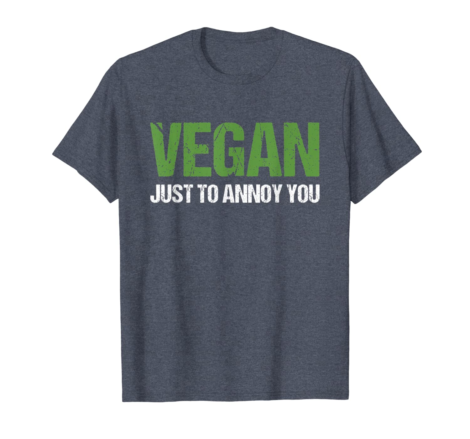 vegan just to annoy you funny food t-shirt, White;black