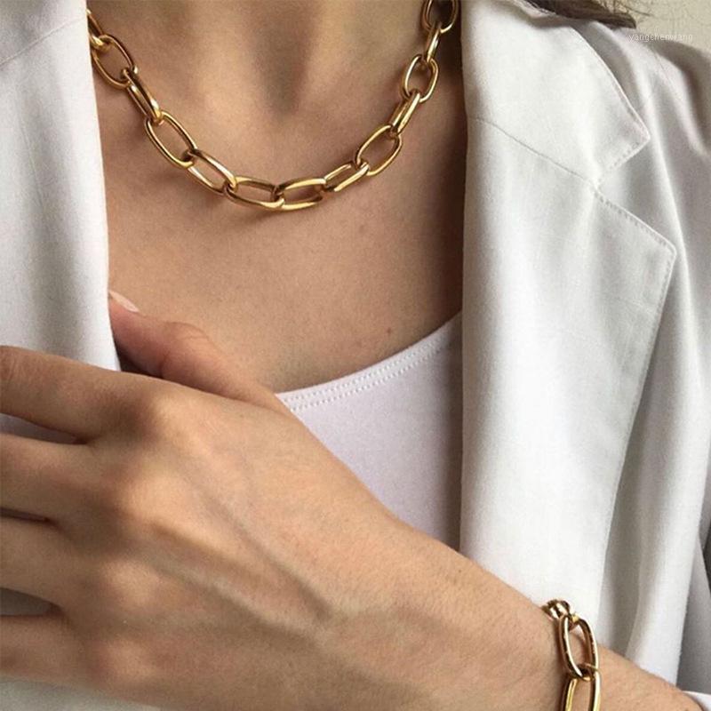 Chains Retro Necklace Chain For Women Exaggeration Collares Collar Necklaces Collier Naszyjnik Colar Choker Cadena Gol
Chains Retro Necklace Chain For Women Exaggeration Collares Collar Necklaces Collier Naszyjnik Colar Choker Cadena Gol