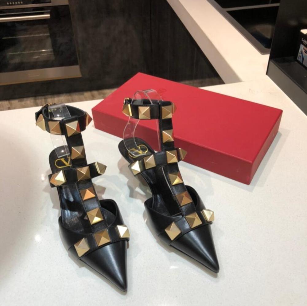 2021 Digner Luxry Women 6cm High Hook Punctual Teen Sandals with Clinker Nails Real Learn Dame Bruiloft Sho 34-42 v Dust Bag, Black
2021 Digner Luxry Women 6cm High Hook Punctual Teen Sandals with Clinker Nails Real Learn Dame Bruiloft Sho 34-42 v Dust Bag, Black