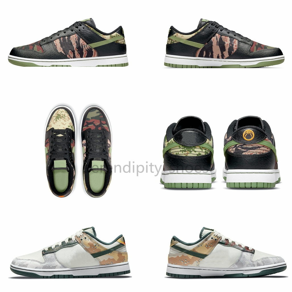 2021 SB Low SE Multi-Camo Skateboard Shoes Men Women Black Sail Russet Cedar Oil Green Retro Casual Skate Board Sneaker Size 36-45 DH0957, Customize
2021 SB Low SE Multi-Camo Skateboard Shoes Men Women Black Sail Russet Cedar Oil Green Retro Casual Skate Board Sneaker Size 36-45 DH0957, Customize