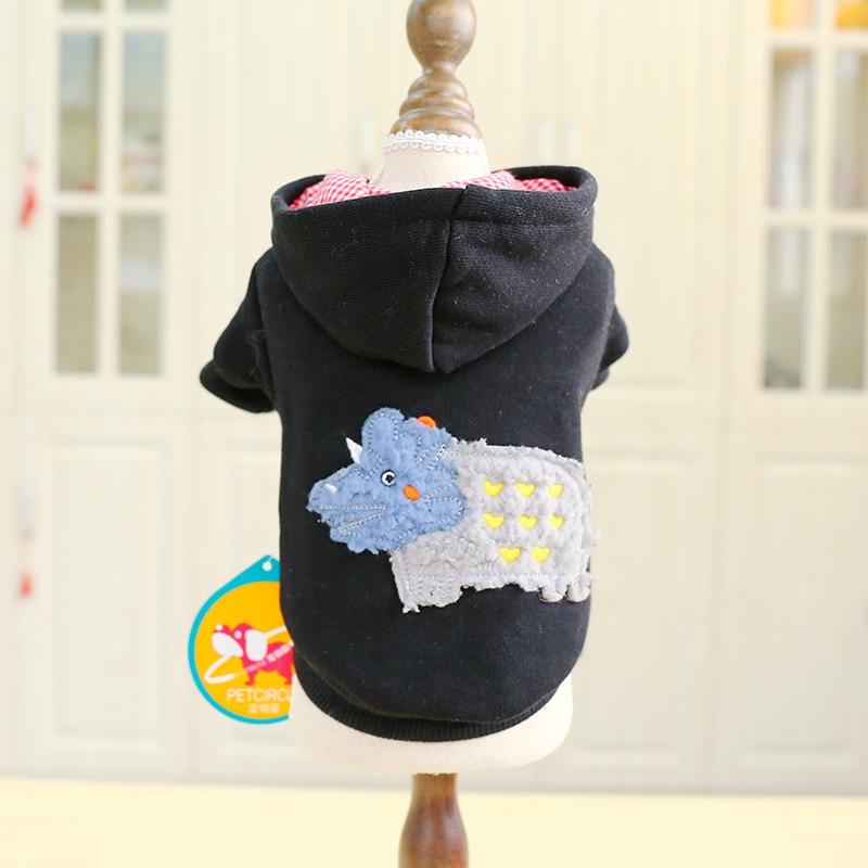 Dog Fleece Qiu Dong VIP Teddy Cartoon Embroidered Triceratops Hoodie Pet Clothes Apparel
Dog Fleece Qiu Dong VIP Teddy Cartoon Embroidered Triceratops Hoodie Pet Clothes Apparel