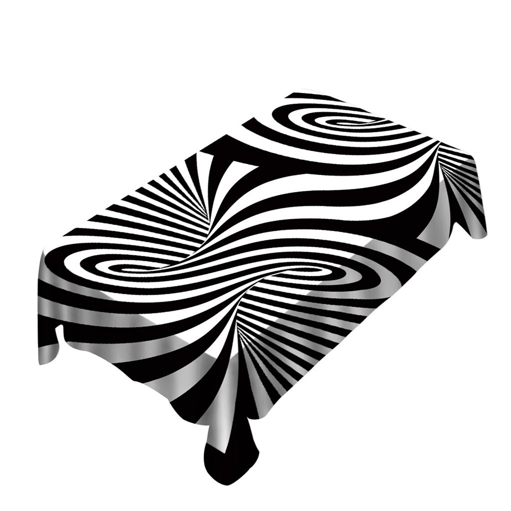 rectangular table Manteles 3d fingerprint digital table cloth rectangular tea table cover dinner decoration of the house washing machine