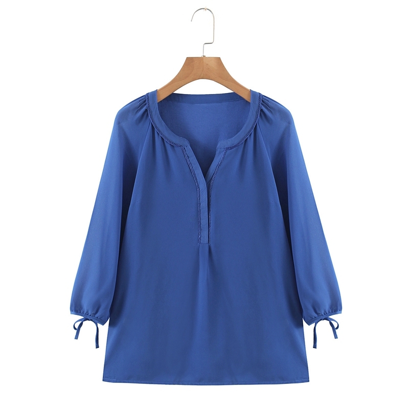 Casual Loose O neck Spring Tops Women Long Sleeve Lace Up Vintage Elegant Shirts Ladies Blouses 210525, Blue
Casual Loose O neck Spring Tops Women Long Sleeve Lace Up Vintage Elegant Shirts Ladies Blouses 210525, Blue