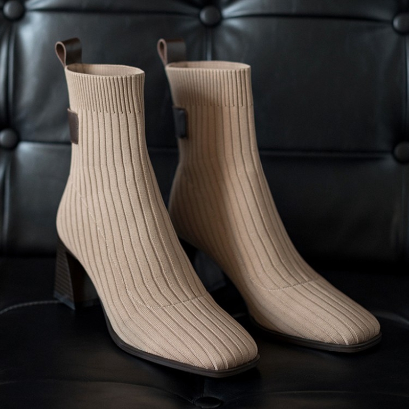 Women's winter , square foot toe, thick heel, knitted tights, fashion solid womens, women's 3TQ6, 1# shoe box
Women's winter , square foot toe, thick heel, knitted tights, fashion solid womens, women's 3TQ6, 1# shoe box