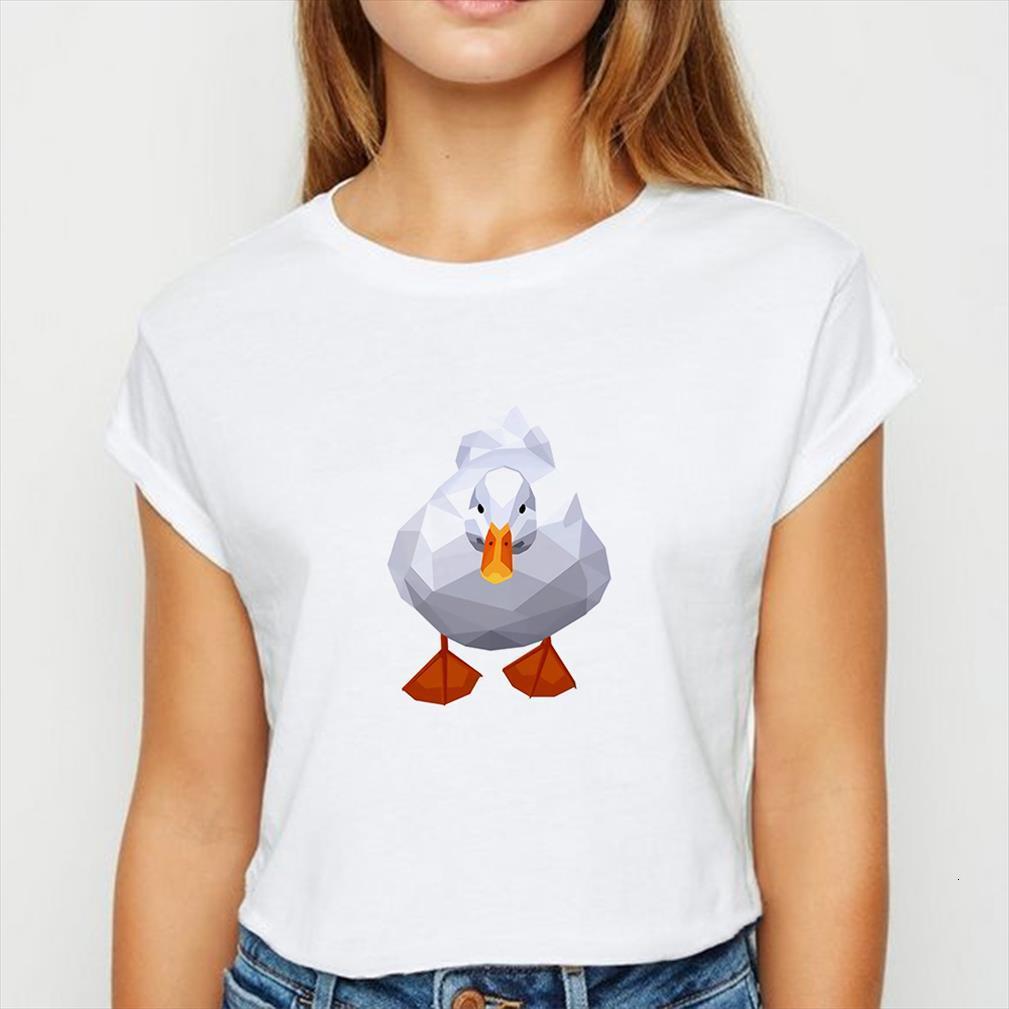 style animals duck oversize and men t shirt womens spring summer women prevalent show thin white tee round neck, White;black
style animals duck oversize and men t shirt womens spring summer women prevalent show thin white tee round neck, White;black
